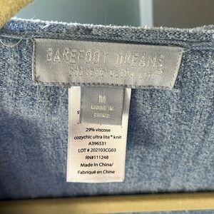 Barefoot Dreams open front hooded cardigan